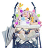 Caterbee Travel Arch Bassinet Toys for Baby Stroller, Crib & Pram. Activity Bar Toy for Indoor and Outdoor(Purle)