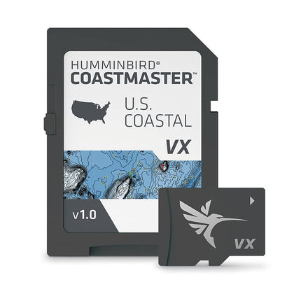 Humminbird 601015-1 CoastMaster U.S. Coastal V1 Digital GPS Maps Micro Card, Black