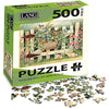 LANG Garden Gate 500 Piece Jigsaw Puzzle, Artwork by Susan Winget