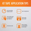 KT Tape, Original Cotton, Elastic Kinesiology Athletic Tape, 20 Count, 10 Precut Strips, Beige