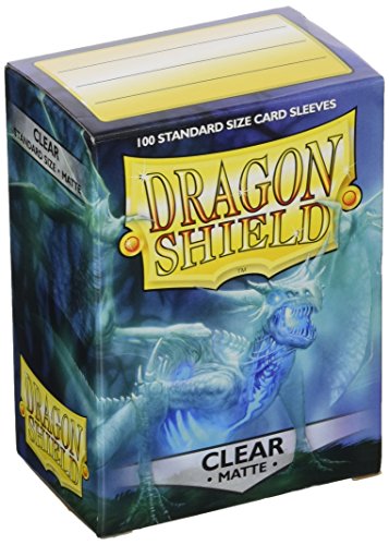 Dragon Shield Sleeves Matte Card Game,Polypropylene, Clear