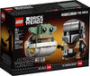 LEGO BrickHeadz Star Wars The Mandalorian & The Child 75317 'Baby Yoda' Building Toy, Collectible Model Figures Set, Gift Idea for Teens