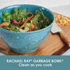 Rachael Ray Accessories Kitchen Pantryware Multi Purpose/Salad Serveware/Melamine Garbage Bowl, 4 Liters, Agave Blue
