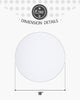qiqee 40-Packs Cake Boards Round 10 Inch White Cake Circles Rounds Base Food-Grade Cardboard Cake Plate (Thinner But Stronger)