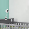 iTODOS Baby Monitor Mount Compatible with HelloBaby HB65/HB6550/HB6558/HB66/HB248,ANMEATE SM935E/SM650,Bonoch,ChildsFarm Baby Monitor, 8inches Flexible Arm,Attach Your Baby Cam Wherever You Like-1pack