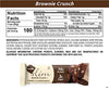 NuGo Slim Dark Chocolate Brownie Crunch, 16g Protein, 3g Sugar, 7g Fiber, 180 Calories, Low Net Carbs, Gluten Free, 12 Count