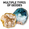 NATIONAL GEOGRAPHIC Break Open 10 Premium Geodes - Includes Goggles and Display Stands - Great STEM Science Kit, Geology Gift for Kids, Geodes Rocks Break Your Own, Toys for Boys and Girls