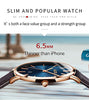 OLEVS Mens Watches Date Ultra Thin Minimalist Fashion Casual Analog Quartz Watch Slim Simple Big Face Waterproof Dress Wrist Watches with Leather Band for Men