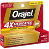 Orajel 4X for Toothache & Gum Pain: Severe Cream Tube 0.33oz- From Oral Pain Relief Brand