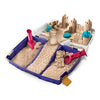 Kinetic Sand, Folding Sand Box with 2lbs of Play Sand, 7 Molds and Tools, Sensory Toys, for Kids Ages 3 and up