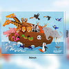 LOVESTOWN Floor Puzzles for Kids, 48 PCS Jumbo Puzzles 3 x 2 Ft. Animal Floor Puzzle Giant Jigsaw Puzzle Educational Toy