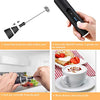 Immersion Blender,Milk Frother Handheld Foam Maker USB Rechargeable Coffee Frother with 2 Stainless whisks?3-Speed Adjustable Mini Blender