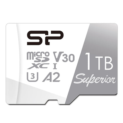 Silicon Power 1TB Superior Micro SDXC UHS-I (U3), V30 4K A2,High Speed MicroSD Card, Compatible with Nintendo-Switch, Steam Deck