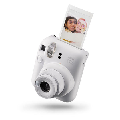 Fujifilm Instax Mini 12 Instant Camera - Clay White (Renewed)