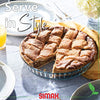 Simax Glass Pie Pan, 11 Inch Round Pie Plate, Glass Baking Dish, Fluted Pie Holder, Oven Safe Tray, Borosilicate Glass
