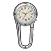 NICERIO Clip-on Fob Watch,Night Light Alloy Watch Ideal for Doctors Nurses Rock Climbing Mountaineering (White)