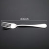 Forks Silverware, Dinner Forks 8 Inches, Briout Forks Set of 12 Premium Food Grade Stainless Steel Forks for Home Kitchen Party Restaurant, Mirror Polished Dishwasher Safe