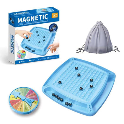 Magnetic Chess Game - Family Board Games Set for Kids and Adults, Tabletop Boardgames Games for 2 Person, Magnet Game 2 Player Party Travel Fun Games Table Top Magnet Strategy Game (Board)