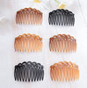 Ruwado French Hair Side Comb 6 Pcs Chic Elegant Plastic Twist Hair Clip Vintage Flexible Cellulose Non Slip Styling Combs for Women Girls Fine Hair Accessories Parties Bridal Wedding Veil Supplies