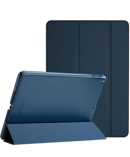 ProCase Smart Case for iPad 9.7 Inch iPad 6th/5th Generation Case 2018 2017(Model: A1893 A1954 A1822 A1823), Ultra Slim Lightweight Stand Case with Translucent Frosted Back Smart Cover -Navy