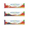 Keto Vitals Berry Antioxidant Electrolyte Powder Stick Packs | Keto Friendly Variety Individual Travel Packets | Energy Drink Mix | Zero Calorie/ Carb (Berry Assorted, 30)