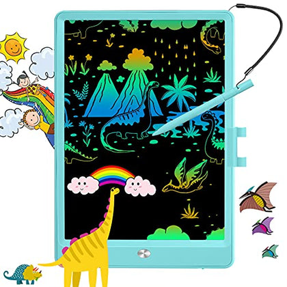 Hockvill LCD Writing Tablet for Kids 8.8 Inch, Toys for Girls Boys Drawing Pad for 3 4 5 6 7 Year Old Kid, Toddler Magnetic Doodle Board Travel Essentials Christmas Birthday Gift for Children (Green)