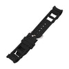 Topuly replacement for Invicta Russian Diver 1201 1242 1805 1845 1959 26mm Black Rubber Silicone Watch Band Strap Wirstband accessories for Men and Women(Black)