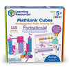 Learning Resources MathLink Cubes Kindergarten Math Activity Set: Fantasticals! 115 Pieces, Ages 5+ Kindergarten STEM Activities, Math Activity Set and Games for Kids