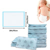 14pcs Disposable Changing Pads for Babies12x18in Super Quick Absorbent Liners Leak-Proof and Waterproof Mess-Free Diaper Changes for Toddlers Blue Bear Printed Trial Pack for On to Go Travel Trip