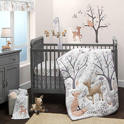 Bedtime Originals 3 Piece Crib Bedding Set, Deer Park, Multicolor