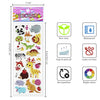 Animal Puffy Stickers for Kids 52 Sheets 3D Stickers Pack for Children Over 1100 Stickers for Boys Girls and Toddler, Included Animals Butterfly Dinosaur Ocean Life