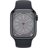 Apple Watch Series 8 [GPS, 45mm] - Midnight Aluminum Case with Midnight Sport Band, M/L (Renewed)