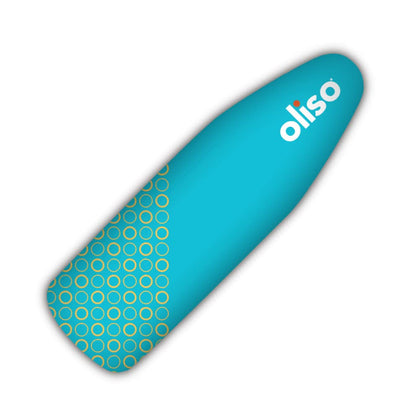 oliso Ironing Board Cover, Durable 100% Cotton Lined with Professional Grade Felt pad - Fits Standard 54 x 15