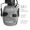 Howard Leight - R-02232 Impact Sport Bolt Digital Electronic Shooting Earmuff, Gray