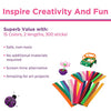 PURPLE LADYBUG Wiki Sticks for Kids: 15 Colors, 2 Lengths - 6 & 12 Inches, 150 of Each - Fun Kids Car Activities, & Plane Activities for Kids Ages 7-10 - Cool Wax Sticks for Kids Travel Activities
