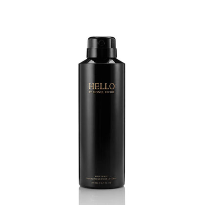 Lionel Richie Hello For Men - Classic Yet Adventurous, Effortlessly Seductive Body Spray For Him - Refreshing Fougère Blend With Warm, Amber Notes - Intense, Long Lasting Fragrance - 6.7 oz