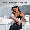 Lupantte Hands Free Pumping Bra for Women 2 Pack, Supportive Comfortable Breast Pump Bra with Pads, All Day Wear Pumping and Nursing Bra in One Breast Pump for Medela, Spectra, Momcozy, etc. (Small)