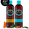 HASK ARGAN OIL Repairing Shampoo + Conditioner Set for All Hair Types, Color Safe, Gluten-Free, Sulfate-Free, Paraben-Free, Cruelty-Free - 1 Shampoo and 1 Conditioner