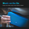 DOSS Bluetooth Speaker, SoundBox Touch Portable Wireless Speaker with 12W HD Sound and Bass, IPX5 Water-Resistant, 20H Playtime, Touch Control, Handsfree, Speaker for Home, Outdoor, Travel-Blue