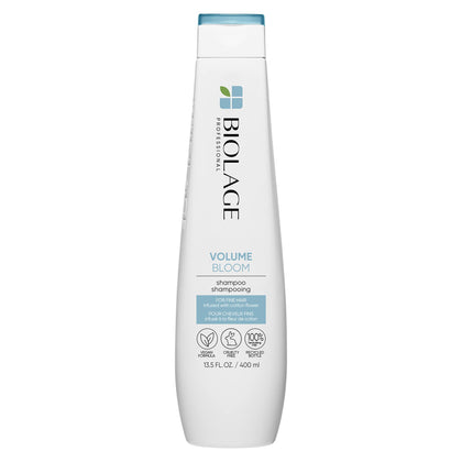 Biolage Volume Bloom Shampoo | Volumizing Shampoo | Lightweight Volume & Shine | For Fine Hair | Paraben & Silicone-Free | Vegan | Cruelty Free | Salon Shampoo | 13.5 Fl. Oz