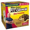 FITCRUNCH Snack Size Protein Bars, Designed by Robert Irvine, 6-Layer Baked Bar, 3g of Sugar & Soft Cake Core (18 Bars, Peanut Butter)