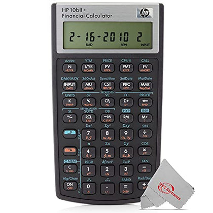 HP 2716570 10bII+ Financial Calculator, 12-Digit LCD by HP