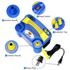 NuLink Electric Portable Dual Nozzle Balloon Blower Pump Inflation for Decoration, Party [110V~120V, 600W, Royal Blue]