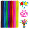Anvin Pipe Cleaners 100 Pcs 10 Colors Chenille Stems for DIY Crafts Decorations Creative School Projects (6 mm x 12 Inch, Assorted Bright Colors)