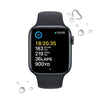 Apple Watch SE (2nd Gen) (GPS + Cellular, 40mm) - Midnight Aluminum Case with Midnight Sport Band, S/M (Renewed)