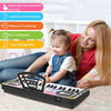 M SANMERSEN Piano Keyboard for Kids, Piano for Kids Music Keyboards 37 Keys Electronic Pianos with Music Book Bracket Musical Toys for Toddlers Kids Beginners 3-8 Years Old Girls Boys