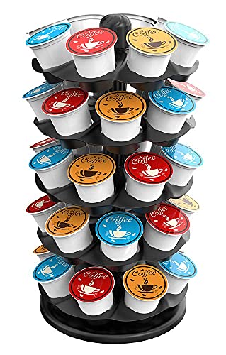 EVERIE Coffee Pod Carousel Holder Organizer Compatible with 40 Keurig K Cup Pods, KRS4005