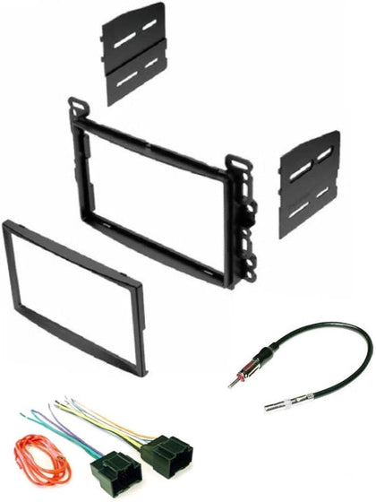 ASC Audio Double Din Car Stereo Dash Kit, Wire Harness, and Antenna Adapter for Some Chevrolet Pontiac Saturn LAN11 Vehicles - Compatible Vehicles Listed Below
