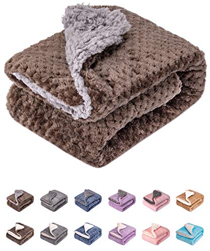 Fuzzy Dog Blanket or Cat Blanket or Pet Blanket, Warm and Soft, Plush Fleece Receiving Blankets for Dog Bed and Cat Bed, Couch, Sofa, Travel and Outdoor, Camping (Blanket (24