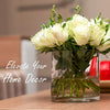 CYS EXCEL Cylinder Clear Glass Vase (H:5.9